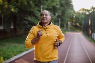 jogging man